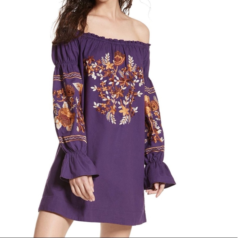 Free People Fleur Du Jour Shift Dress